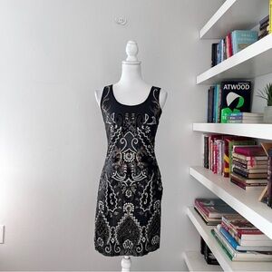 MOLLY BRACKEN Glitter mid-length dress size XS